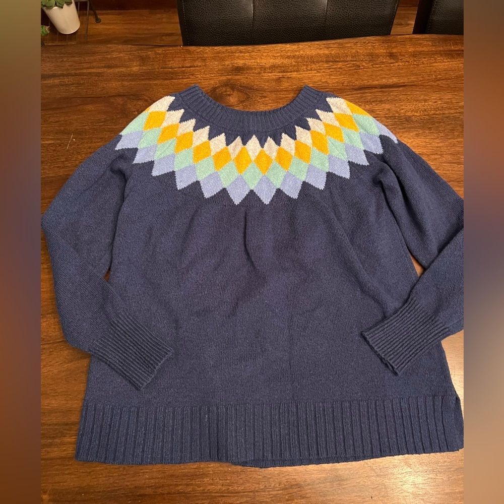 St. John's Bay Women's Long Sleeve Crew Neck Pull Over Sweater